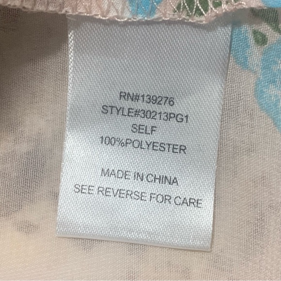 DANIEL RAINN Floral Open Front Kimono Size M/L - Picture 7 of 7